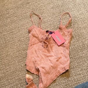 NWT Edikted XS Lace Bodysuit